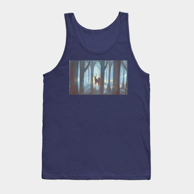 Mystery forest Tank Top by Clivef Poire